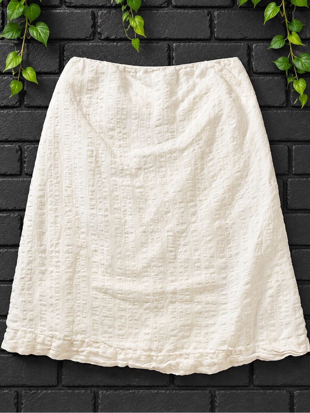 Altar’d State Ivory Textured Mini Dress S